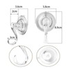 Suction Hooks 4 Packs, Powerful Push and Lock Vacuum Multi-Purpose