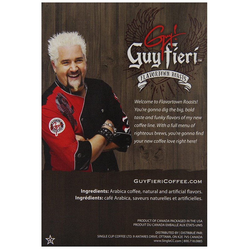 Guy Fieri Flavortown Roasts Coffee, Caramel Apple Bread Pudding, 24