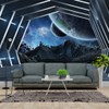 Bormia 3D Space Wallpaper Mural for Office Room Living Room