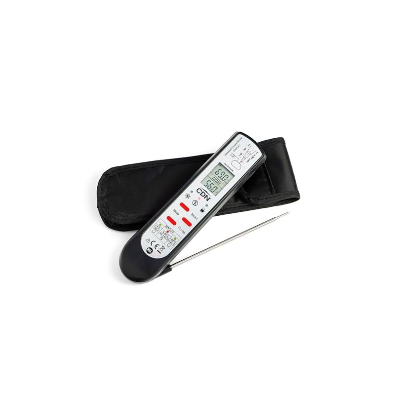 CDN ProAccurate Infrared Thermometer w/Thermocouple Probe