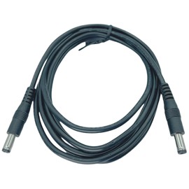 [COMON] DC Cable (Outer Diameter 5.5 mm / Inner Diameter 2.1 φ) / 6.6 ft (2 m) [5521-20]