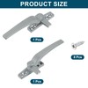 sourcing map 2Pcs Casement Window Locking Handle, Zinc Alloy Locking