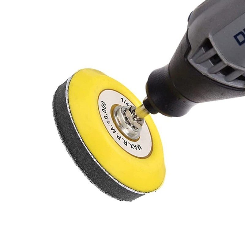Mesee Pack of 2 Sanding Disc Pads, Polishing Pad Adapter,