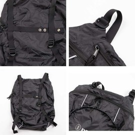 DEGNER NB-32B Eco Rucksack, Motorcycle Goods, 5.5 gal (25 L), Black