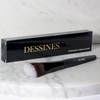 DESSINES Makeup Brush, Vegan Professional Brush with Natural Wood Handle