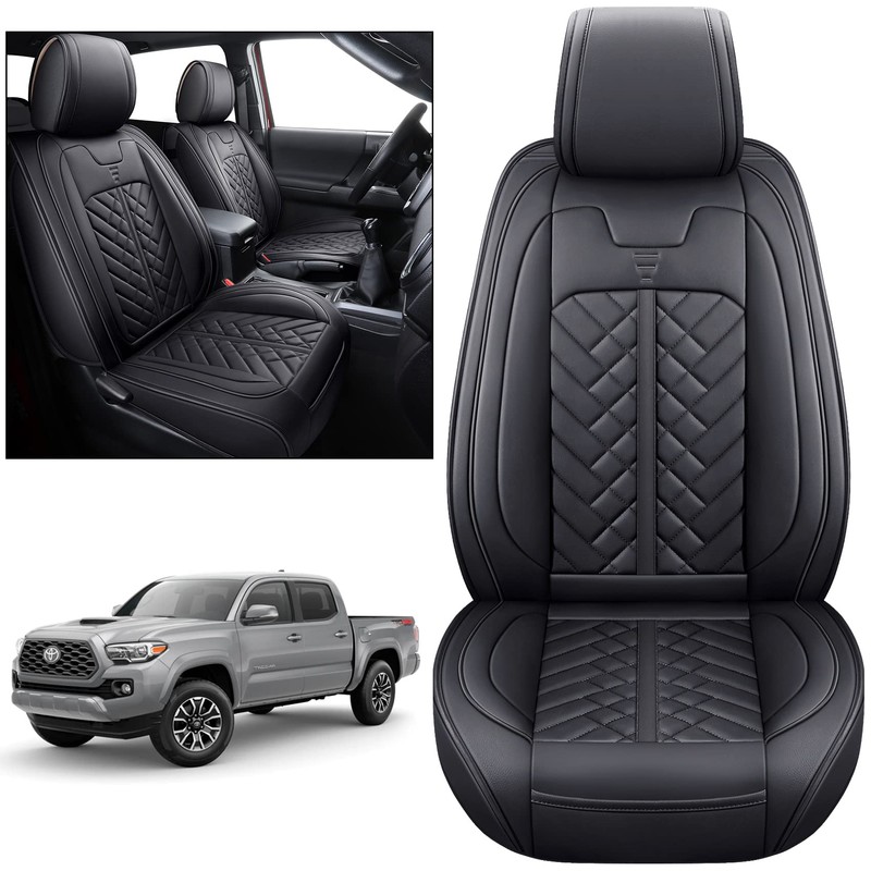 Tomatoman Toyota Tacoma Seat Covers Front Custom for 2005-2022 2023