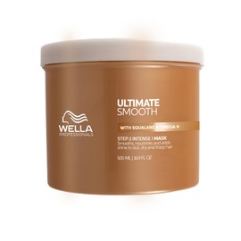 Wella Professionals Ultimate Smooth Hair Mask - Nourishing Hair Treatment with Squalane & Omega 9 - For Dry, Dull & Frizzy Hair (500 ml)