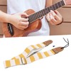 Guitar Strap Stylish Stripe Pattern Thickened Cotton Leather Adjustable Guitar