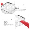 GRIRIW Household Litter Scoop with Fine Mesh Sifter Long Handle