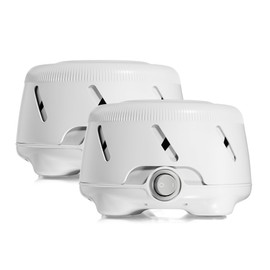 Yogasleep Dohm Uno Sound Machine 2 Pack (White) - Fan-Based White Noise for Adults & Baby - Noise Cancelling for Office Privacy - Adjustable Tone Settings for Better Sleep - Assembled in USA