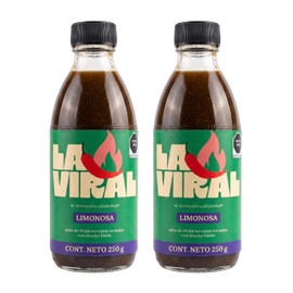 Salsa La Viral by @mercedes.saludsalud Limonosa (Pack de 2) - Elaborada con chile serrano, salsa de soya, MÁS jugo de limón, cebolla y ajo. Sabor único, altamente deliciosa, levanta cualquier platillo