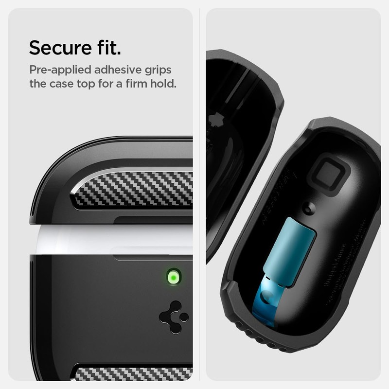 Spigen Rugged Armor Case Compatible with Airpods 4 (2024) -