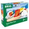 BRIO World Christmas Snow Plow Train for Kids Age 3