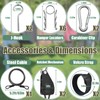 Outdoor Retractable Clothesline, 3/16" Coated Steel Wire Rope