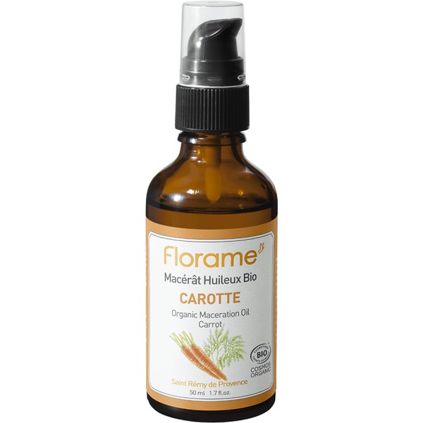 Florame Organic Carrot Macerate, 50 ml