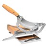 Multi-Function Arc-Shaped Dried Meat Slicer - Adjustable Thickness Stainless Steel