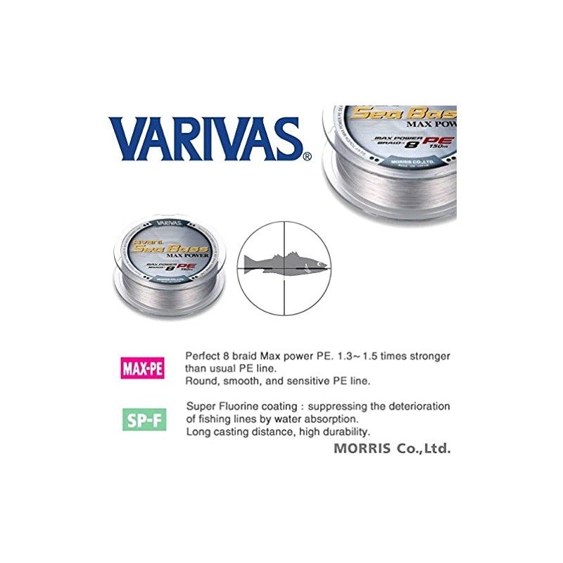 VARIVAS PE Line Barivas AVANI Chivas Max Power 150m No.