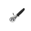 Good Cook Ice Cream Scoop, Deluxe Trigger,Black & Silver,Medium,16660