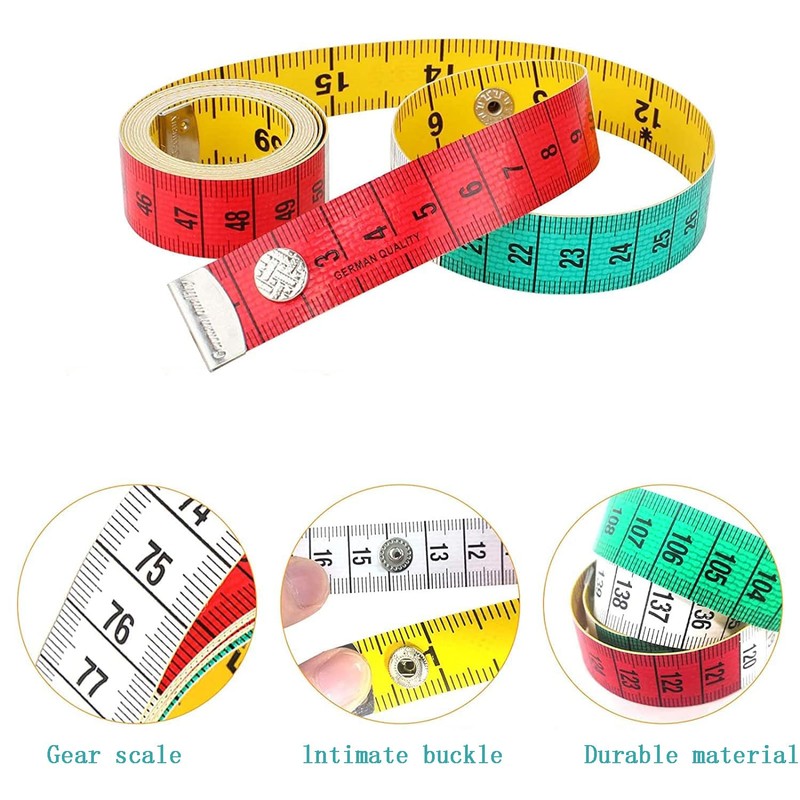 KEWAYO Tape Measure 60inch/150cm Double Scale Body Measuring Tape with