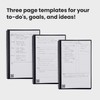 Rocketbook Fusion Reusable Undated Productivity Planner, Executive Size 15 cm