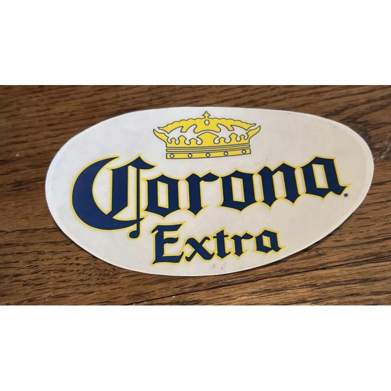 Corona Extra Cerveza Beer Sticker Decal 5" Long Advertising Promotional