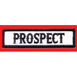 PROSPECT BIKER CLUB ANARCHY JACKET VEST 4 INCH BIKER PATCH