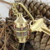Armory Replicas Nautical Boat Lantern Brass Mariner Car Keychain Key