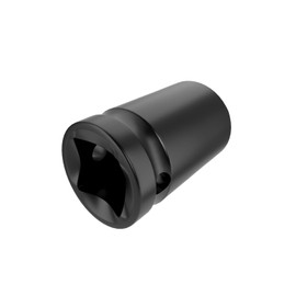 Aopin 1Pcs Cr-V Steel Impact Socket 1/2 Inch Drive 15mm Metric Short Impact Socket Nut Driver Wrench for Hex Nut Bolt Removal Auto Repair