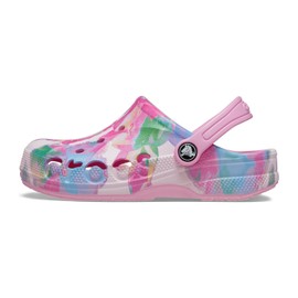 Crocs Boy's Unisex Kids Baya Clog T, Printed (Carnation), 4 UK Child