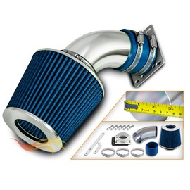 Rtunes Racing Short Ram Air Intake Kit + Filter Combo Compatible For 98-01 Ranger / 98-01 B3000 3.0L V6 (Blue)