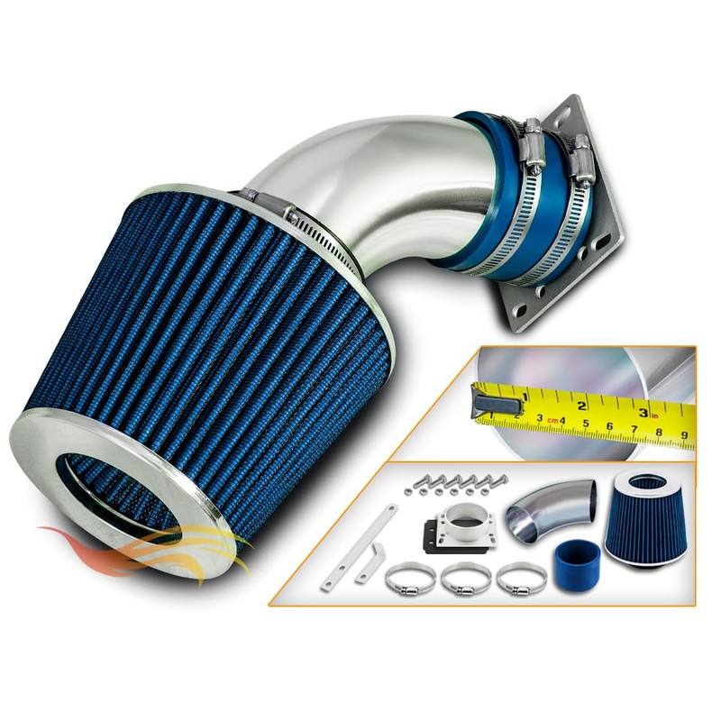 Rtunes Racing Short Ram Air Intake Kit + Filter Combo