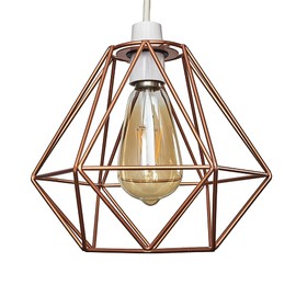 MiniSun Diablo Copper Wire Frame Non Electric Pendant Shade