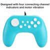 TNS-19075 Game Console Wired Gamepad Controller Hand Grip with Motor