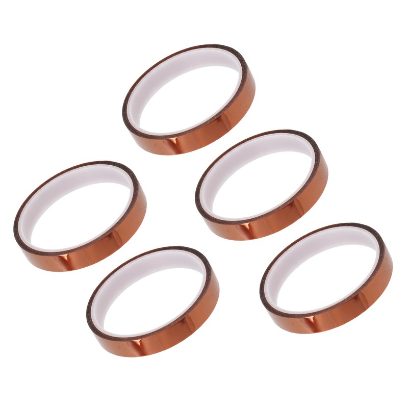 5Pcs High Temperature Tape Heat Resistance Insulating Heat Transfer Tape