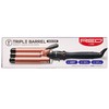 RED 1" Triple Barrel Curling Iron Up to 430°F, Worldwide