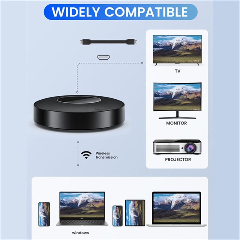 Wireless Display Adapter Support AV HD Multimedia Interface 4K HD
