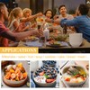 Gejoy 64 Pcs Unbreakable Cereal Reusable Wheat Straw Lightweight Bowls