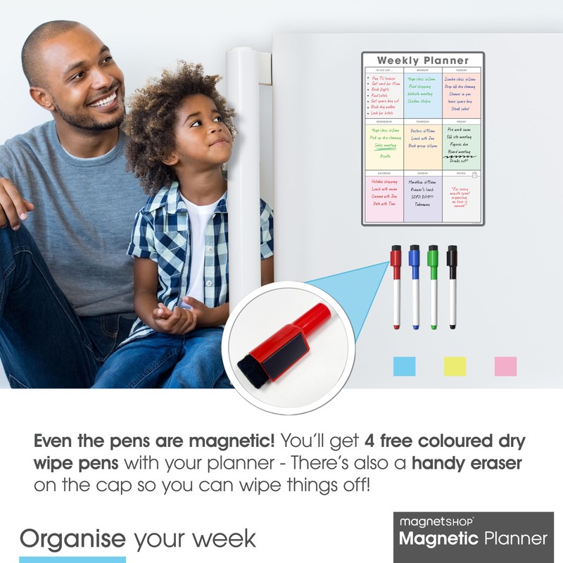 TMS Magnetic A4 To Do List and Weekly Planner |