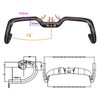 Road Handlebars Carbon Bike Handlebar 31.8 mm Full Carbon Integrated