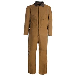 Berne Men's Heritage Insulated Coverall, X-Large Regular, Brown Duck