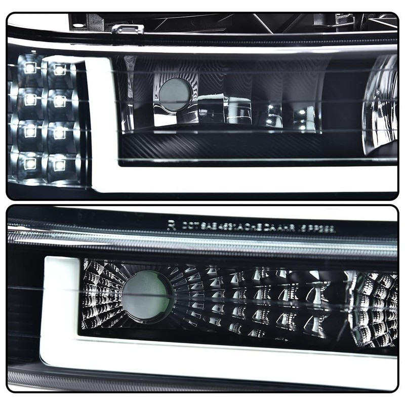G-PLUS LED DRL Headlights Assembly, Fit For 1999 2000 2001