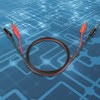 Banana Plug Clip Test Cable for Adjustable DC Power Supply,