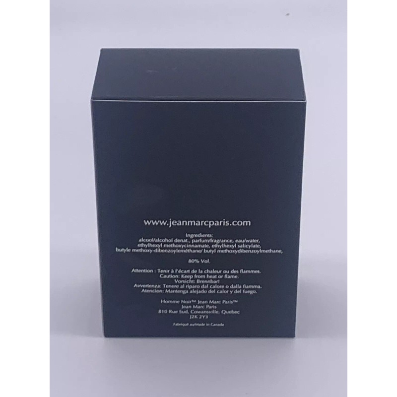 Jean Marc Paris Homme Noir Eau de Toilette 3.4 oz
