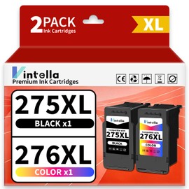 Vintella PG-275XL CL-276XL Ink Cartridges Replacement for Canon 275 and 276 Ink Cartridge Value Pack for PIXMA TS3500 TS3520 TS3522 TR4700 TR4720 TR4722 TR4723 (1 Black, 1 Tri-Color)