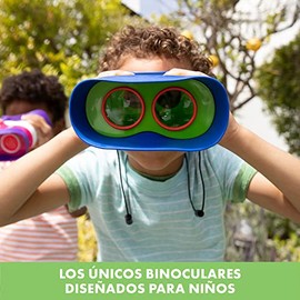 Educational Insights GeoSafari Jr. Kidnoculars: juguetes de ciencias, binoculares para niños. Perfecto para jugar afuera y para ciencia de preescolar. A partir de 3 años