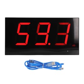 Wall Mounted Decibel Meter High Accuracy Wide Measuring Range USB Wall Hanging Sound Level Meter for Noise Monitoring