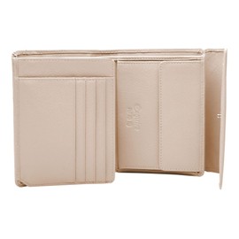 Esquire Viktoria RFID Leather Wallet 12 cm, beige