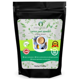 AYURVEDASHREE Lemon Peel Powder 100 Gm | 100% Pure | Processed from Sun-Shade Dried Lemon Peel