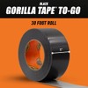 Gorila Cinta Americana To-Go, Paquete de 2, Negro
