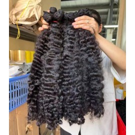 Wholesale Raw Cambodian Wavy Bundles 100% Raw Hair Bundles Cambodian Deep Wavy Hair Weave Bundle Burmese Kinky Curlycolor: natural wavy, Stretched Length: 16 Inches
